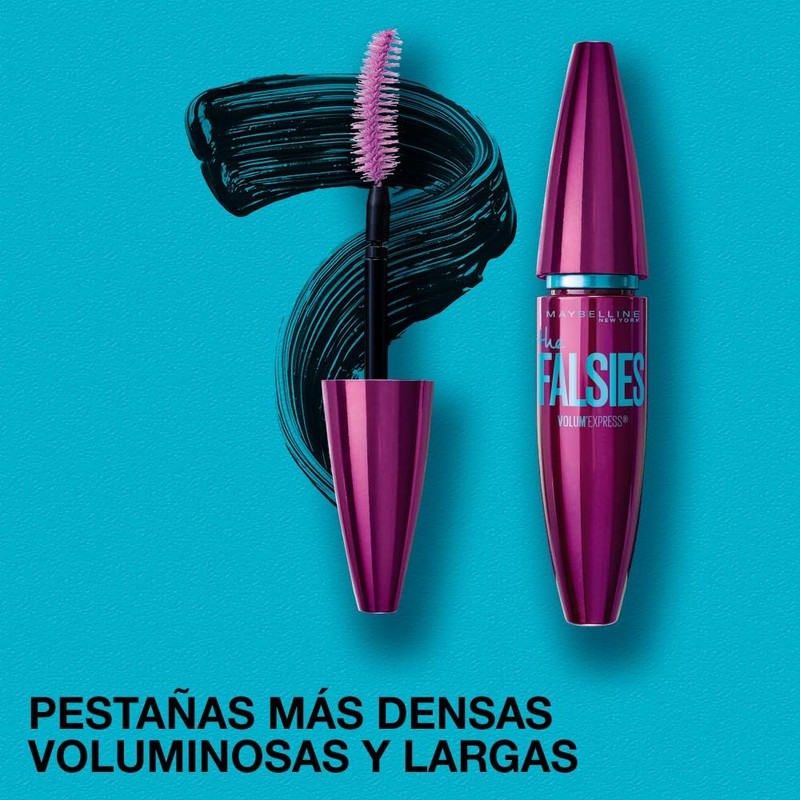 Maybelline Vex Falsies Mascara A Prueba de Agua, color Negro