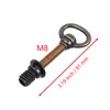 Chinflly 4 PCS Swivel Mirror Screws,Antique Brass Adjustable Mirrors Mounting