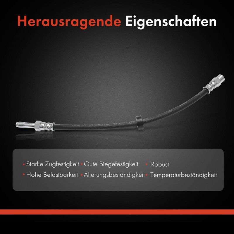 Frankberg 1 x Brake Hose Front Left or Right Compatible
