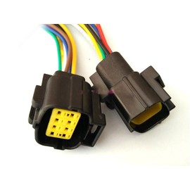 1 Set 8 Pin Car Engineering Waterproof Electrical Wire Cable Connector Plug with Cable