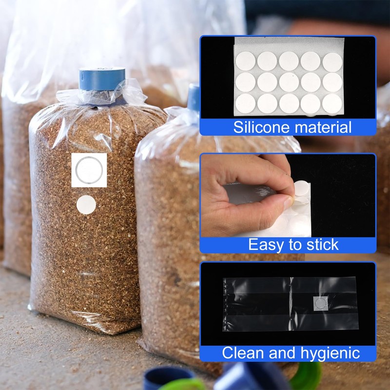 Business King Mushroom Grow Bags with Breathable Micron Filter Patch