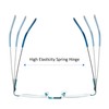 Half Reading Glasses - 2 Pairs Half Rim Metal Frame