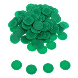 Fichas de Plastico Verde 100 Piezas