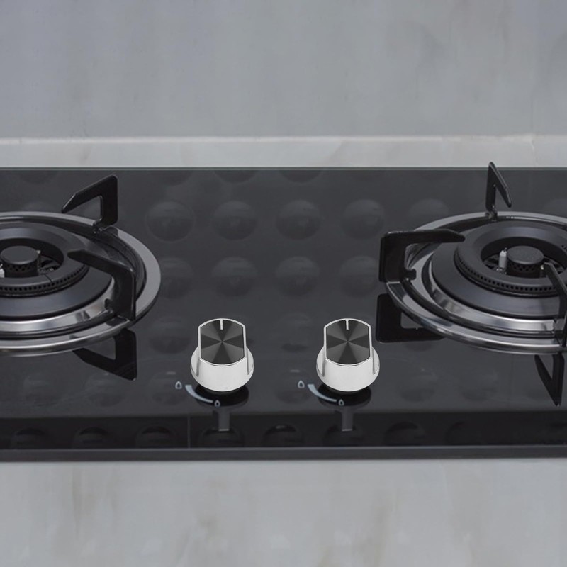 Replacement Rotary Knob, 2 Pieces Universal Kitchen Gas Stove Parts