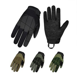 Intra-FIT Airsoft Gloves,Anti-Slip Duty Glove with Touchscreen,Lightweight and High Dexterity(Black,XL)