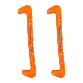 Skate Blade Protectors, Universal Skate Guards Solid 7 Colors Available for Hockey Skates for Figure Skates(Orange)