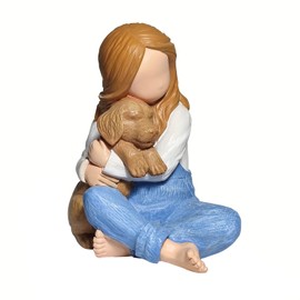 GHHQIANG Whether Given as a Sympathy Gift or as a Way to Honor a pet's Memory, These Love My Dog Figurines are Sure to be Treasured by Any Dog Lover who is Grieving The Loss of Their Furry Companion.