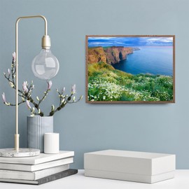 Cliffs of Moher Ireland DIY 5D Diamond Painting by Number Unique Kits Home Wall Decor Crystal Rhinestone Wall Decor Cross Stitch 30x40cm/12x16inches