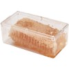 Pioneer Plastics 155C Clear Rectangular Plastic Container, 4.3125" W x