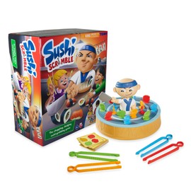 TOMY Children's game Sushi Party - The high quality action game for the family - The popular skill game for young and old promotes motor skills and brings fun without end. From 5 years