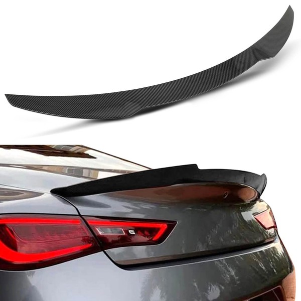 SCITOO Glossy Black Stickers Spoiler Wing Body Kit Compatible with