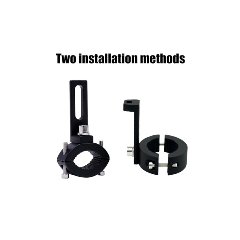 2 Pieces Motorcycle Headlight Mounts Adjustable Motorcycle Headlight Bracket Universal