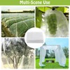 Mckanti 8x24FT Garden Mesh Netting, Fine Plant Covers with 30Pcs