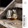 Krosno Brandy Cognac Snifter Glasses, Set of 6, 16.2 oz,