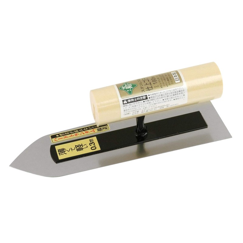 Midorikanechou Stainless Steel Finish Trowel Plate Thickness 0.01 inches (0.3