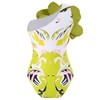 YUNIDMEIM One Shoulder Swimsuits for Women 3D Flower Decoration One