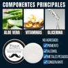 2 Piezas kit Afeitado Perfecto Jabon Crema Afeitar Barber Bigote