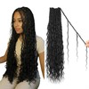 Senegalese Twist Crochet Hair with Curly Ends for Black Women