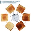 CUSIMAX 4 Slice Toaster, Stainless Steel, Ultra-Clear LED Display &
