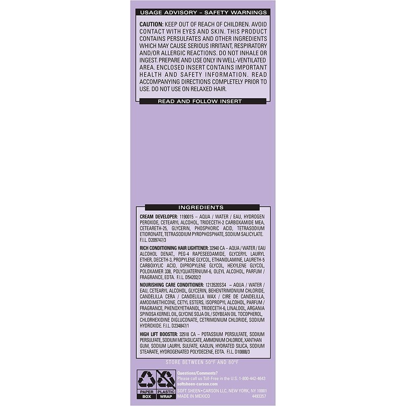 Dark & Lovely Color #384 Light Golden Blonde (Pack of