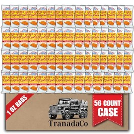 Old Vienna of St. Louis Red Hot Riplets Hot BBQ Chips 1oz Bags (56 Count) Snack Case by TranadaCo