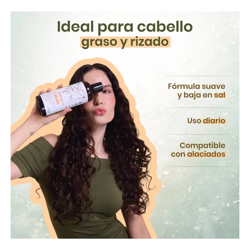 Shampoo De Caballo Extracto De Nogal Aceite Y Menta 500ml