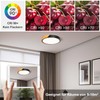 Qamra LED Ceiling Light, Ceiling Light, 30 cm, Black Ceiling