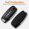 Sindeda for Nissan Key Fob Cover with Keychain Soft Full