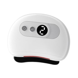 perfeclan Electric Scraping Massager, Gua Sha Facial Tool Gua Sha Device 9 Grade Lightweight Portable, Handheld for Arm Leg Waist, Face, Black