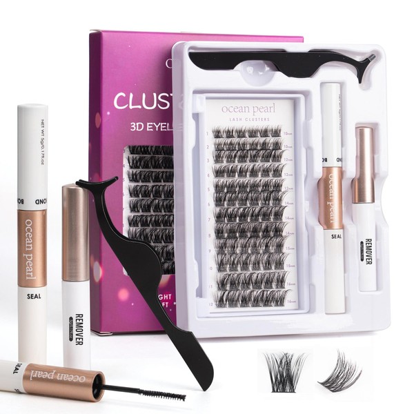 Lash Extension Kit 72 Cluster Individual Lashes Natural with Lash