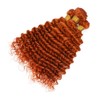Orange Bundles 350 Deep Wave Human Hair Bundle Ginger Orange