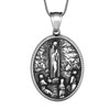 Hipunk Cross Crucifix Pendant Necklace - Stainless Steel Crucifix Jesus
