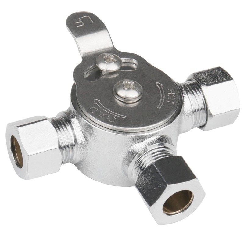 WHK 3 Packs Water Mixing Valve Hot Cold Water Mixer,