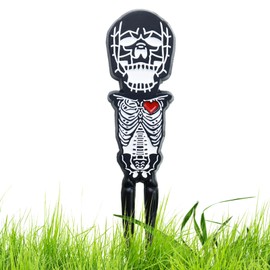 Golf Divot Repair Tool,Skull Shape Ball Marker - Zinc Alloy Portable Fork Lawn Turf Court Golfing Supplies Accessories for Collector