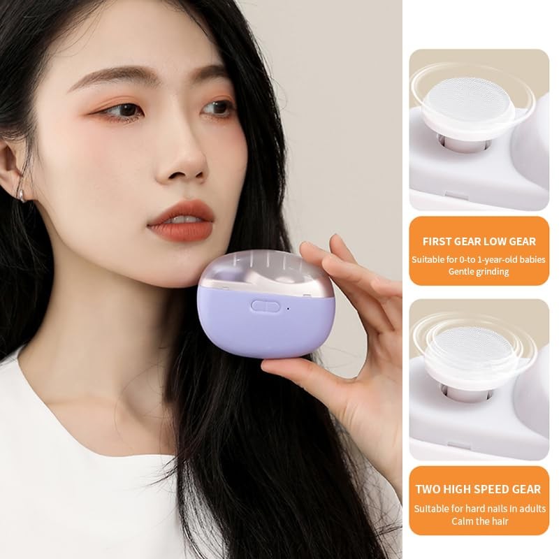 AOIREMON 2025 New 2-in-1 Electric Nail Sharpener, Dual Use, 2