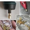 Collet Sleeves, 7Pcs Brass Chuck Collet Drill Bit Sets Nut