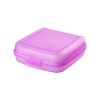 Engelland 1 x Lunch Box, Colour: Pink, Plastic, BPA-Free, Lunch