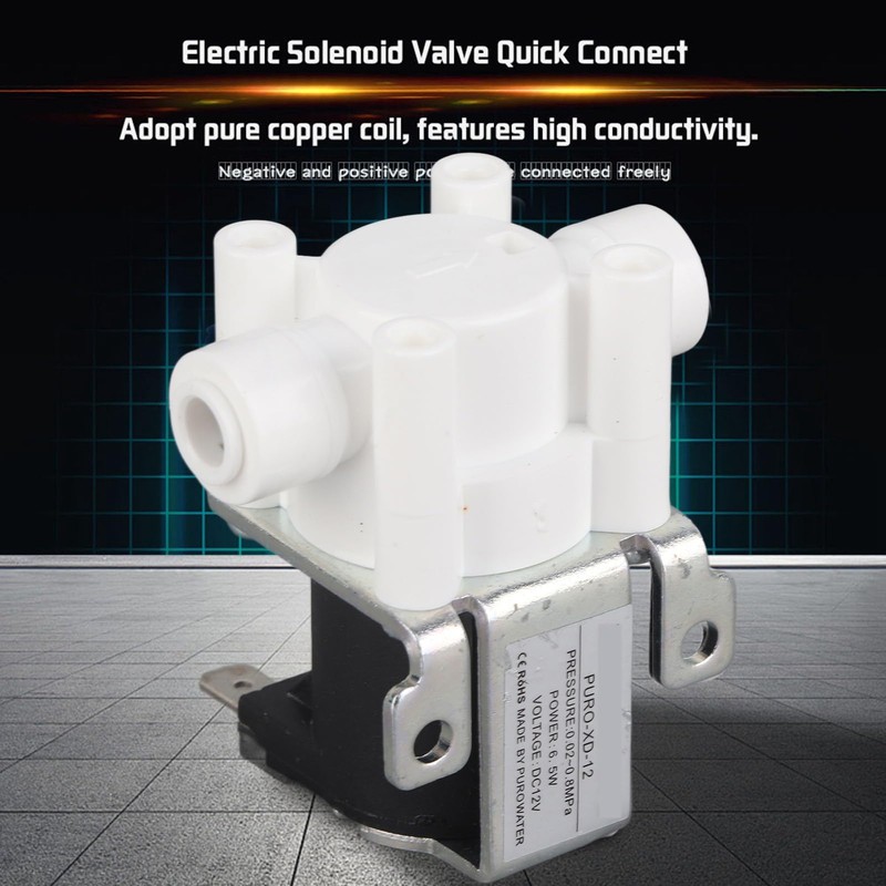 1/4in DC 12V Solenoid Valve 6.5w Electric Water Valve |