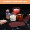72Pcs Match Striker Paper with Adhesive 2 Sizes of Matches