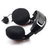 Mobestech 30pcs Headset Cover Black Earmuff Cushions for Headphones Dustproof