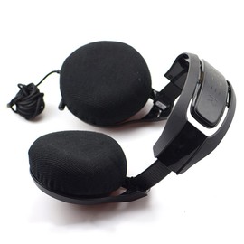 Mobestech 30pcs Headset Cover Black Earmuff Cushions for Headphones Dustproof Protective Earphone Comfortable Fit Noise Reduction Easy Installation Compatible Ear Pads