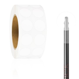 Round Stickers 13mm Circle Labels with Color Coding Dot Sticker Waterproof Removable Roll of 4000 (Transparent 4000)