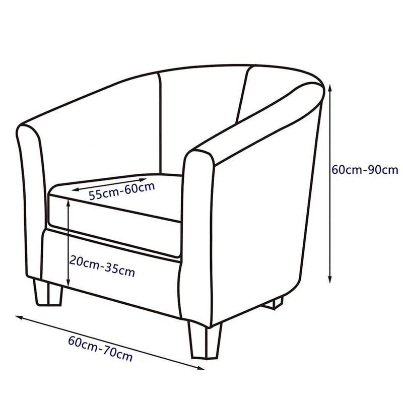CHNSHOME Armchair cover club chair cover for armchair cover cocktail