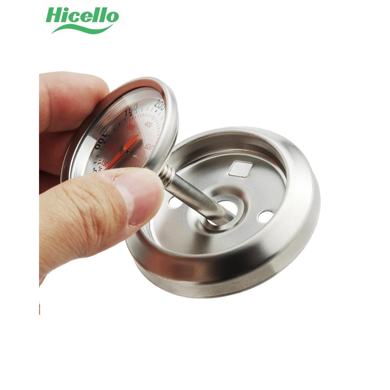 Hicello 2.44'' BBQ Barbecue Replacement Parts Charcoal Grill Pit Wood