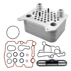 Engine Oil Cooler Kit Compatible with Ford F250 F-350 F450 F550 Super Duty 6.0L V8 Diesel Engine 904-228