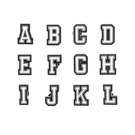 vshougou Sports Letters Numbers Charms for Croc Clog Shoe Decoration,Basketball Baseball Hockey Softball Soccer Football Gift