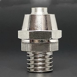 Mdingbao-Brass Connector Fitting M5 M6 M8 M10 M12 M14 Metric Male Thread Brass Pneumatic Pipe Fitting Straight Quick Connector Adapter Fit Tube OD 4/6/8/10mm, Garden Hose Connector