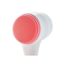 Cala Dual-action pink facial cleansing brush