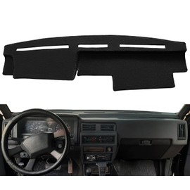 Dash Cover Mat Custom Fit for Nissan Pathfinder D21 Hardbody Pickup Truck 1986-1993, Dashboard Cover Pad Carpet Protector (Black) F77
