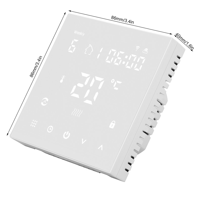 16A Digital Display Smart Thermostat Remote WiFi Temperature Controller for